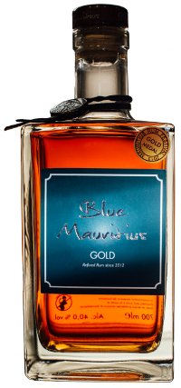 Potisk lahví: Blue Mauritius Gold 0