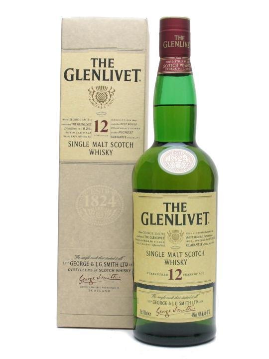 Pečeť a vzkaz: Glenlivet 12y 0