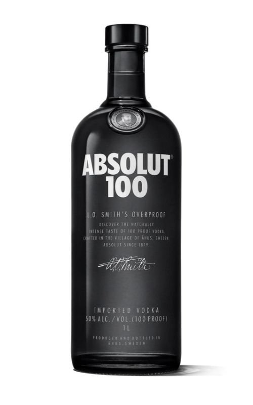 Absolut 100 vodka 1l 50%