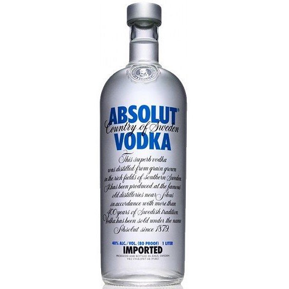 Absolut Blue 1l 40%