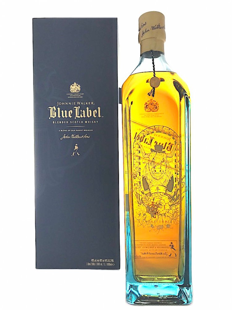 Johnnie Walker Blue Label Zodiac Ox 1l 40%