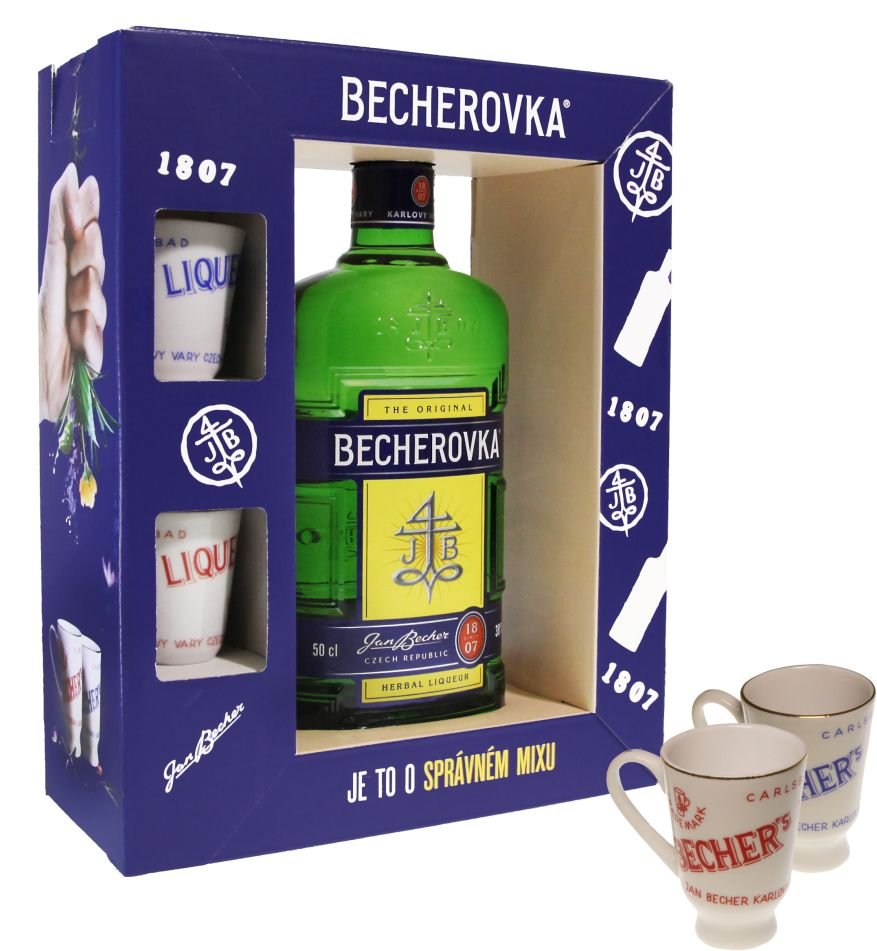 Becherovka + 2x Kalíšek 0