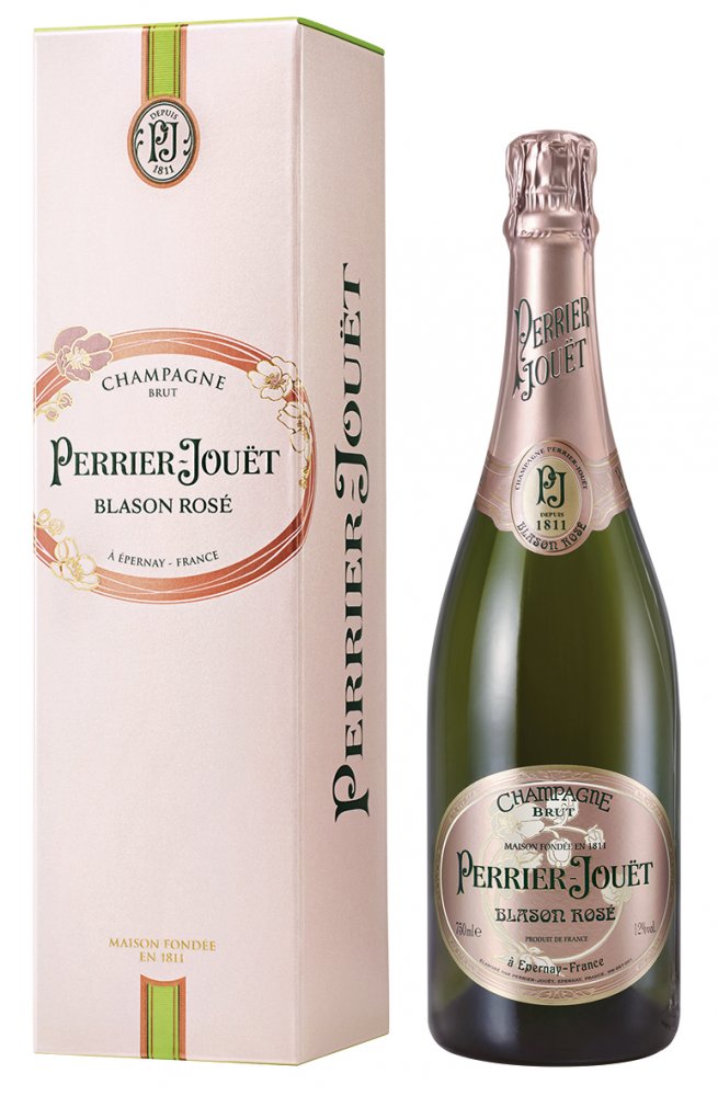 Gravírování: Perrier Jouët Blason Rosé 0