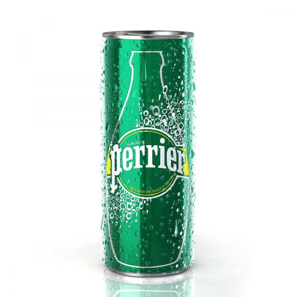 PERRIER Mineral voda perlivá Plech 0