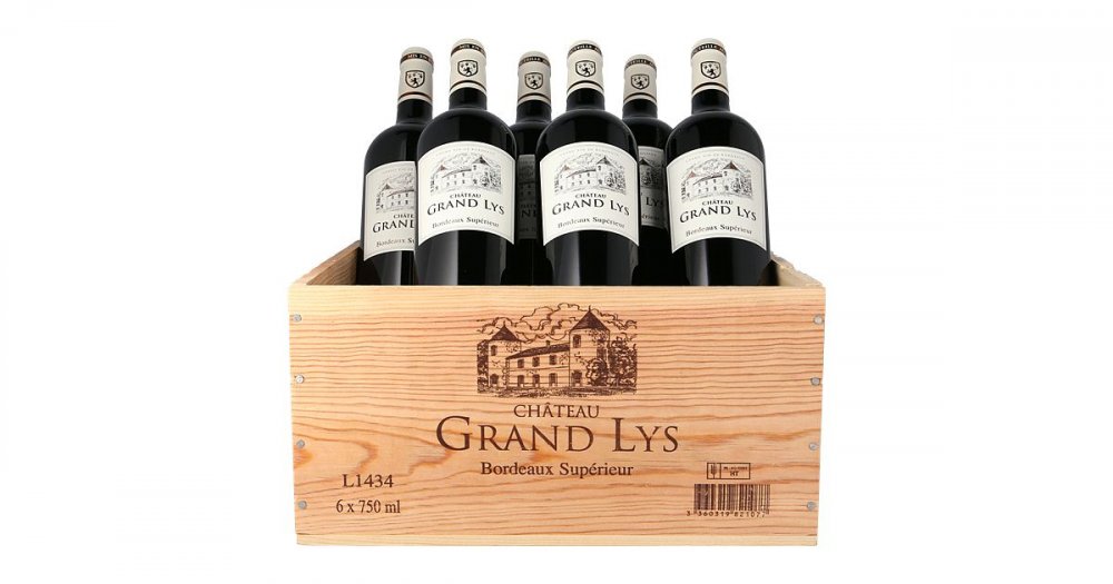 CHATEAU GRAND LYS BORDEAUX SUPÉRIEUR 2019 6×0