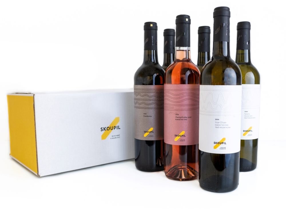 Skoupil Výběr vinaře - kartón vín KERAMIKA 6×0