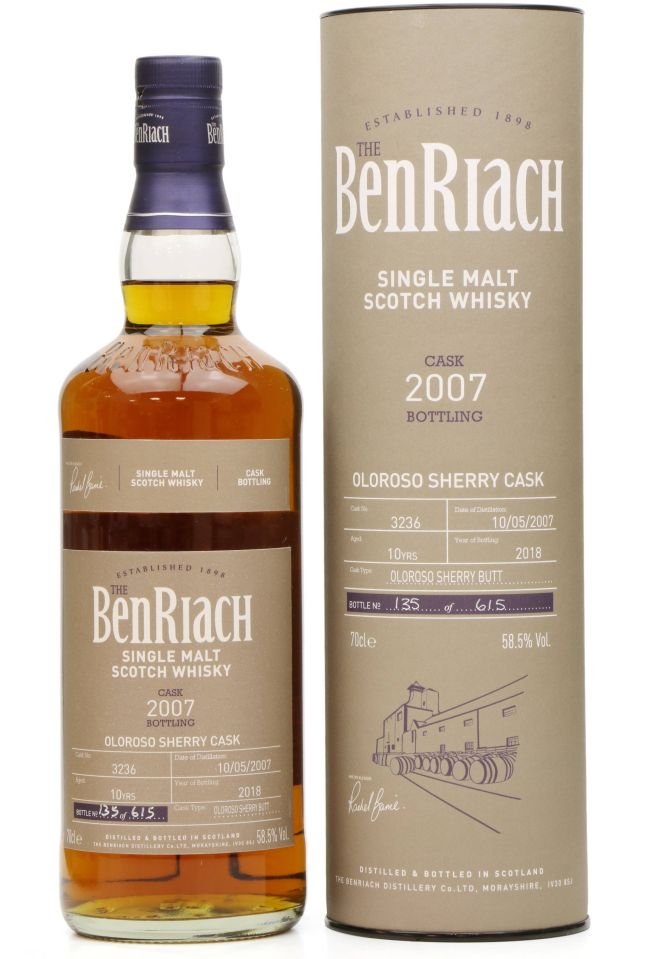 BenRiach Oloroso Sherry Cask 10y 2007 0