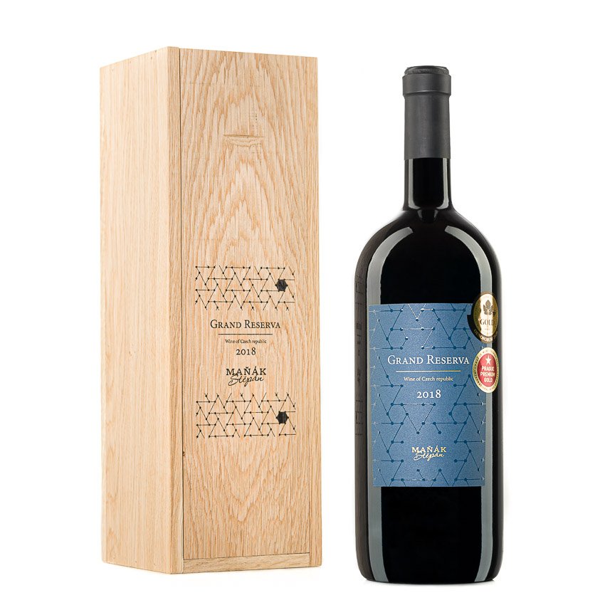 Štěpán Maňák MAGNUM Grand Reserva Barrique Jakostní známkové víno 2018 1