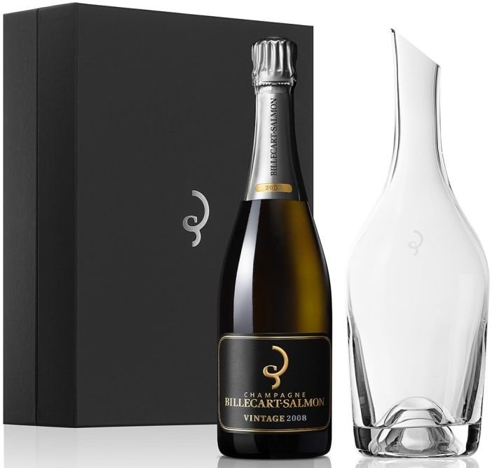 Billecart-Salmon Dárková Kazeta Brut Vintage + Champagne Decanter 2008 0