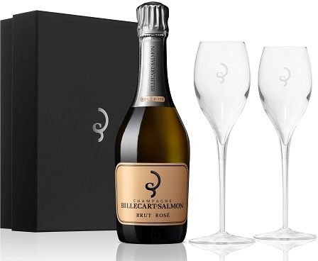 Billecart-Salmon Brut Rosé - Dárková Kazeta se 2 skleničkami 0