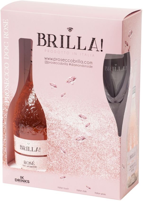 BRILLA! Prosecco Rosé DOC Extra Dry 0