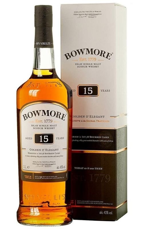 Bowmore 15y 1l 43% GB