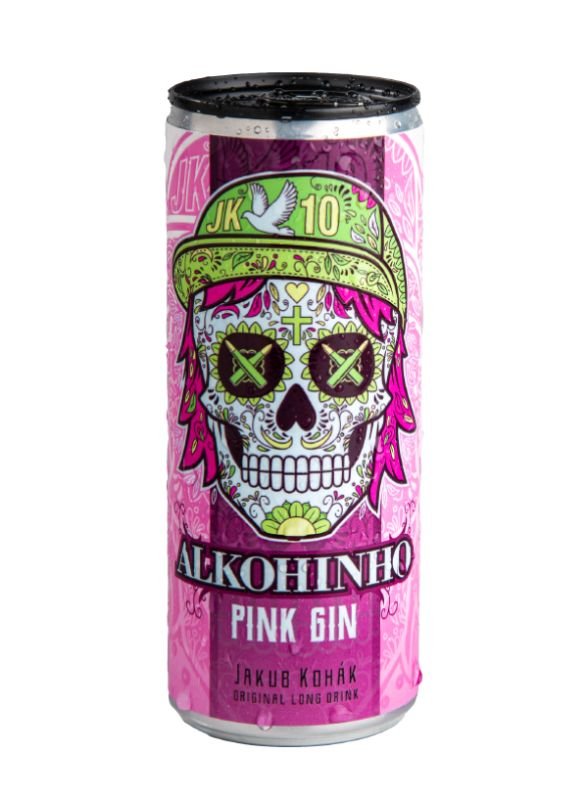 Alkohinho Pink Gin & Tonic Exklusivní Edice Jakub Kohák 0
