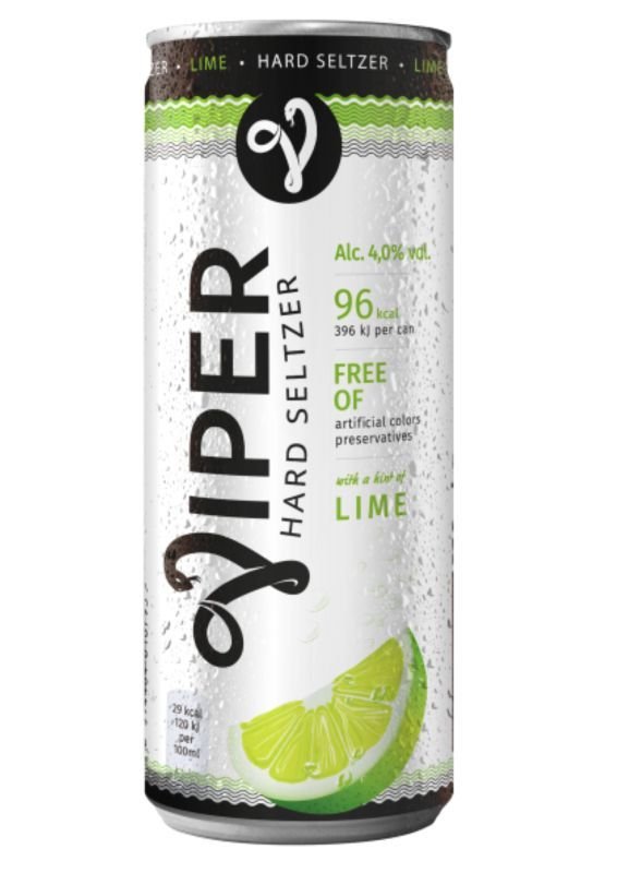 Viper Hard Seltzer Lime 0