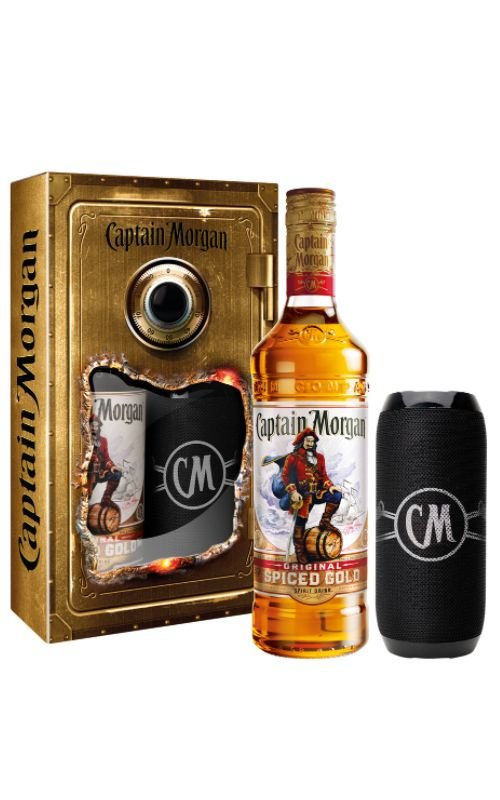 Captain Morgan Original Spiced Gold + Reproduktor 0