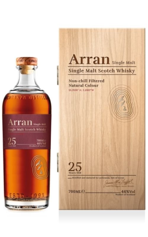Arran 25y 46% GB