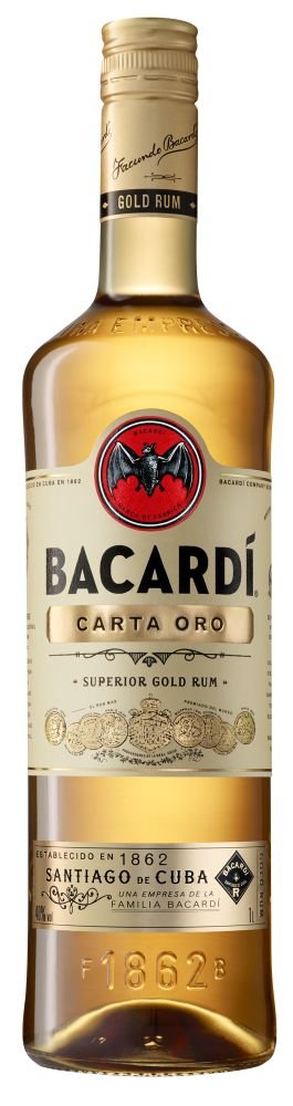 Bacardi Carta Oro 1l 37