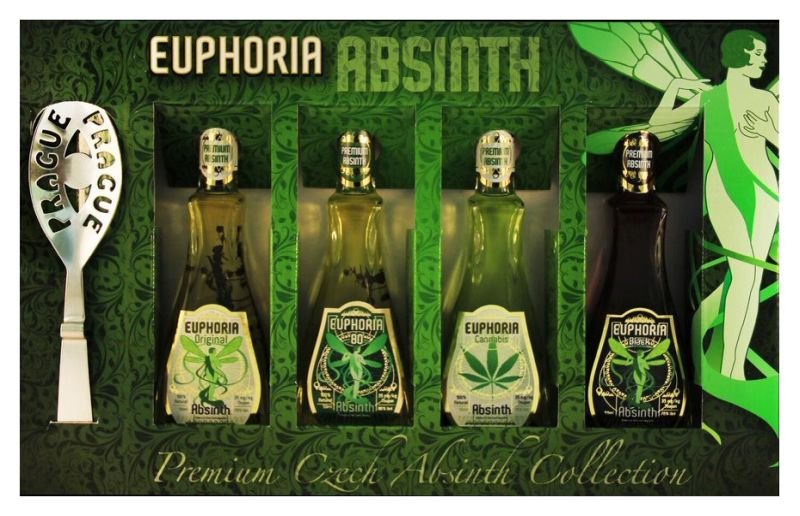 Euphoria Absinth mini set 4×0