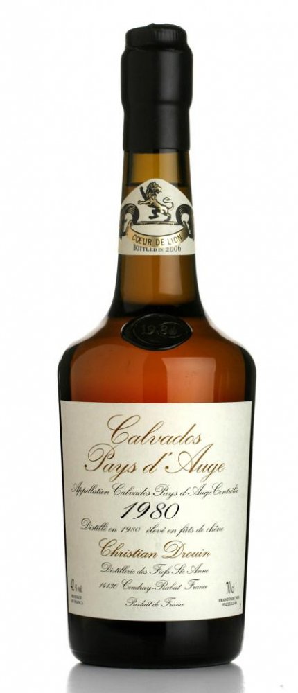 Calvados Christian Drouin Millesime 1980 0