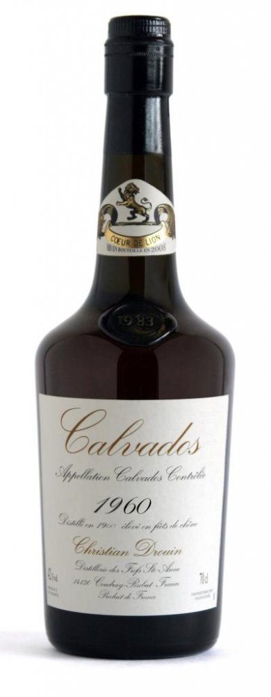 Calvados Christian Drouin Millesime 1960 0