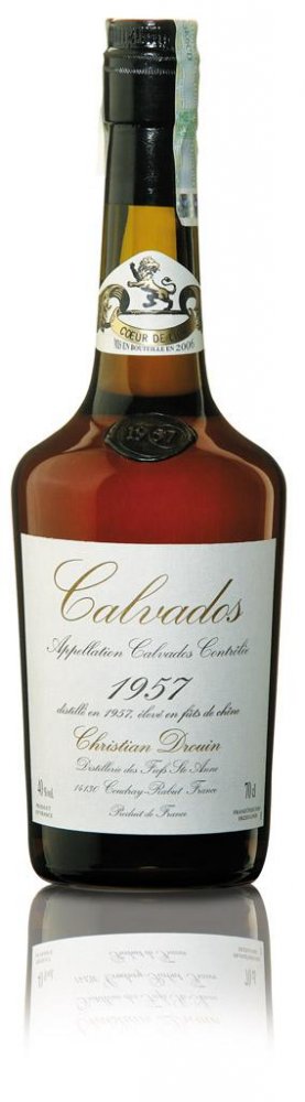 Calvados Christian Drouin Millesime 1957 0