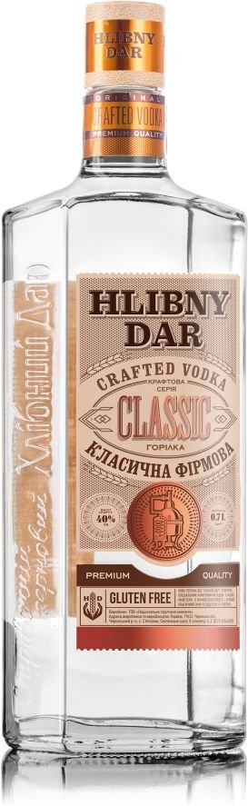 Hlibny Dar Crafted Gluten Free Vodka 0