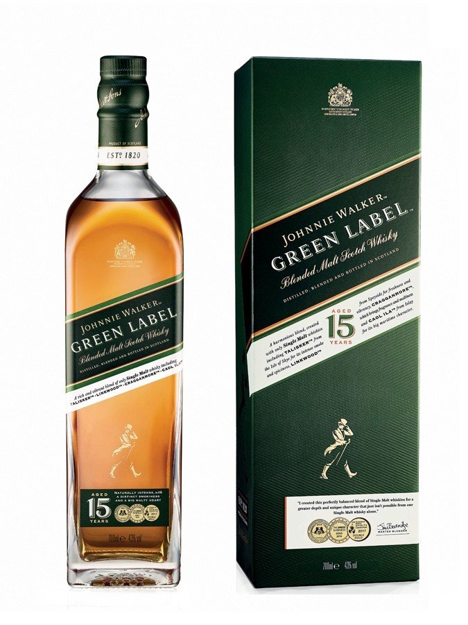 Gravírování: Johnnie Walker Green Label 15y 0