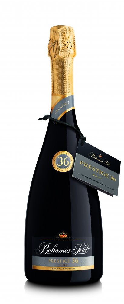 Bohemia sekt Prestige 36 Brut Jakostní šumivé víno stanovené oblasti 2014 0