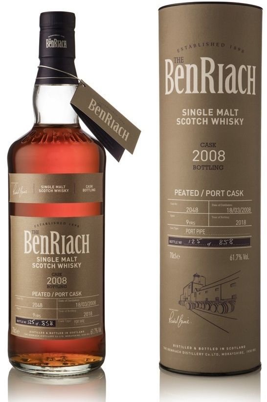 BenRiach Port Cask Peated 9y 2008 0