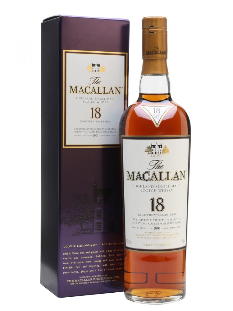 Macallan Sherry Oak 18y 0