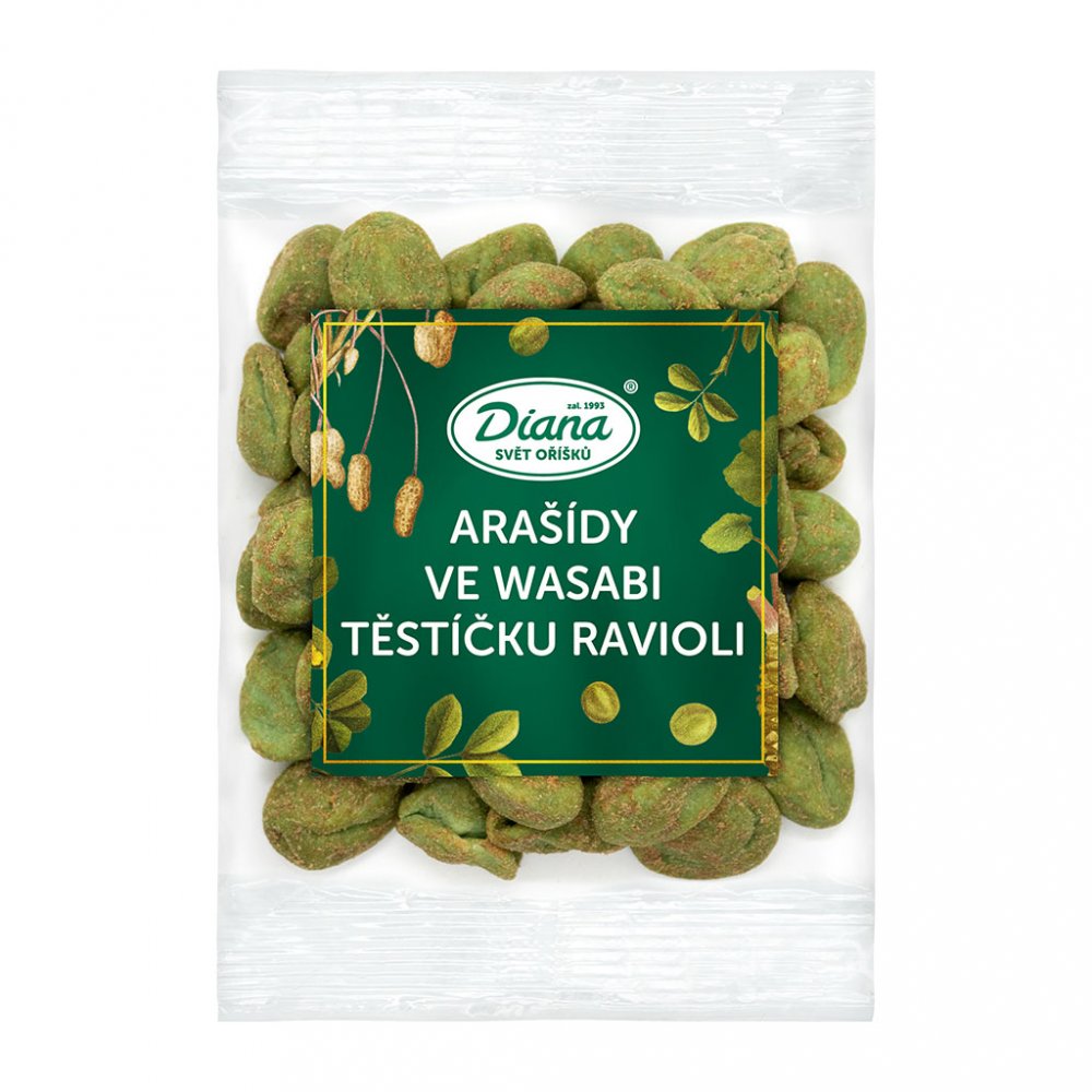 Arašídy ve wasabi těstíčku ravioli 100g