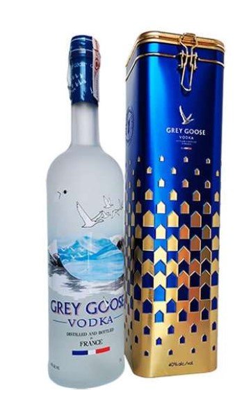 Grey Goose Metal Box 1l 40% GB L.E.