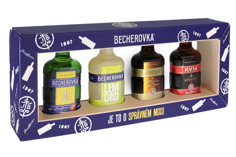 Becherovka kolekce 20 x 4×0