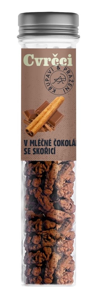 Cvrčci Mléčná čokoláda se skořicí 20g