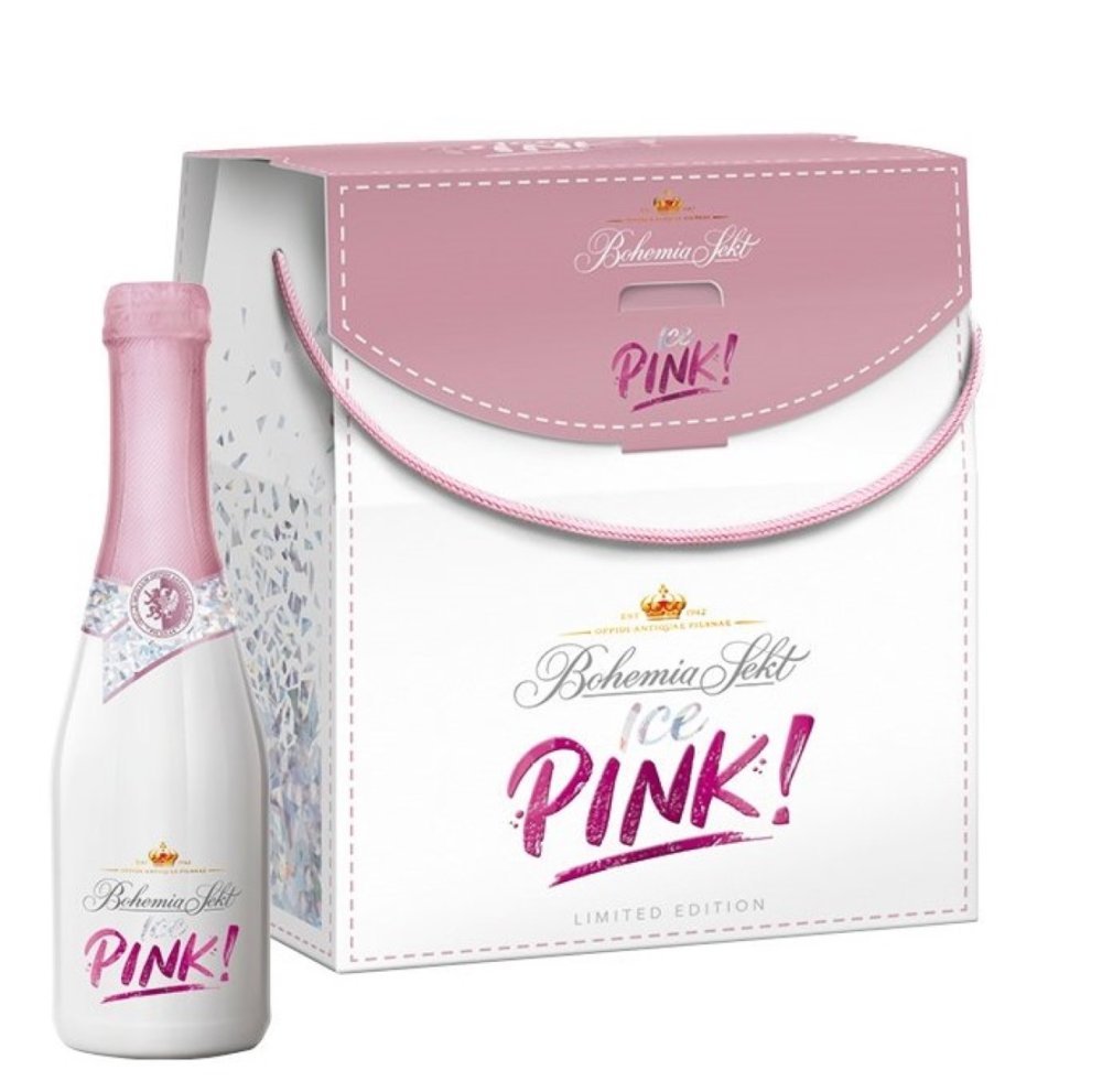 Bohemia sekt Ice Pink Party pack Kabelka 6×0