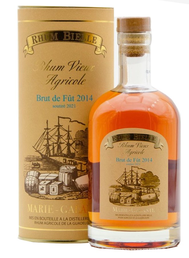 BIELLE Rhum Vieux Agricole Brut de Fût 7y 2014 0