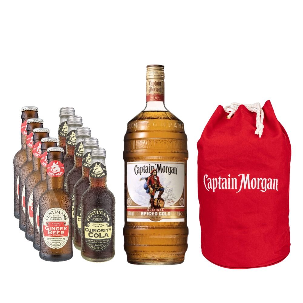 Párty set Captain Morgan Spiced Gold s nealkem a taškou 1