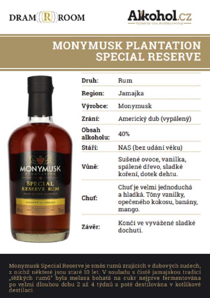 Monymusk Plantation Special Reserve 0