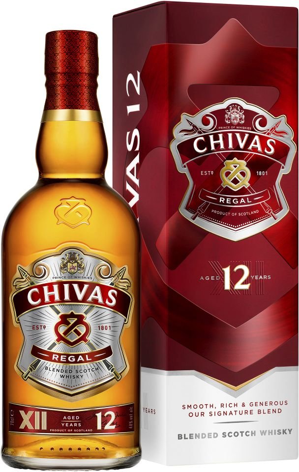 Pečeť a vzkaz: Chivas Regal 12y 0