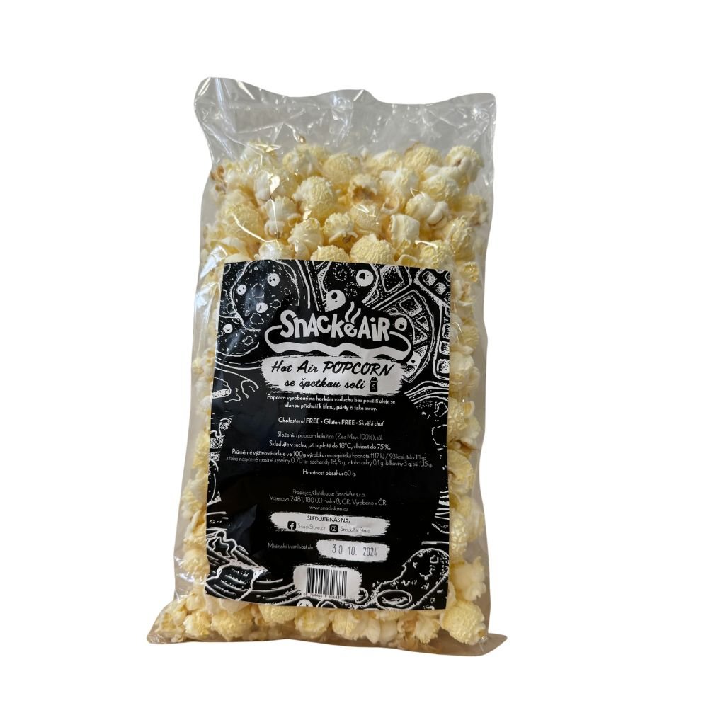 SnackAir- hot air popcorn se špetkou soli 60g
