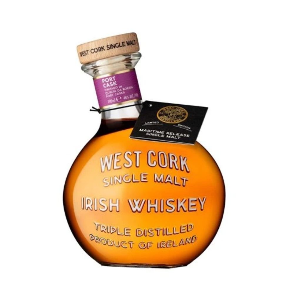 West Cork Port Cask Single Malt Whiskey 0