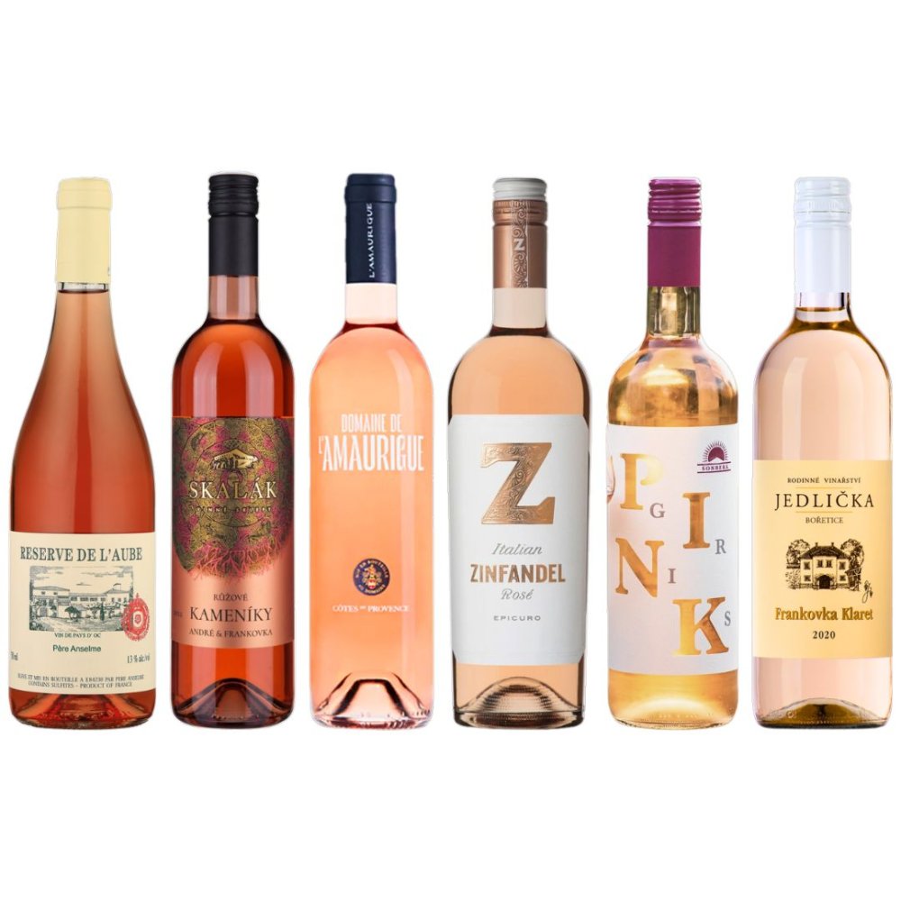 Set Top Růžových Vín 6×0