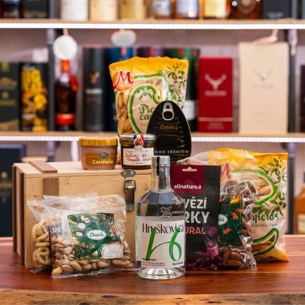 Dárkový Box s Alkoholem - Hruškovica 0