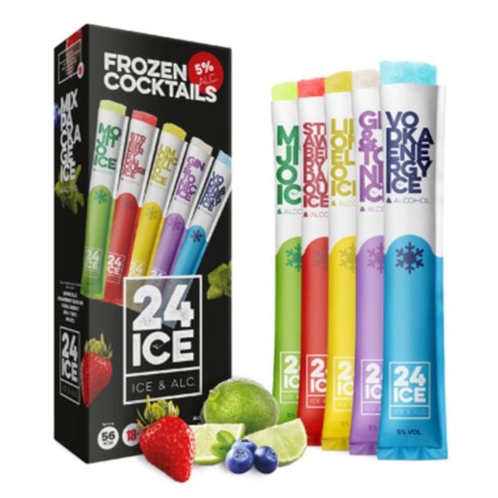 24 Ice Mix Frozen Cocktails 5×0