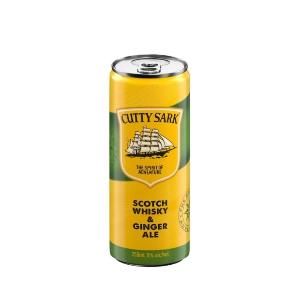 Cutty Sark Scotch Whiskey & Ginger Ale RTD 0