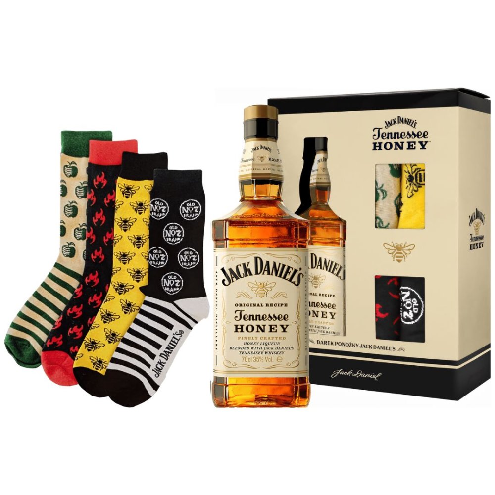 Jack Daniel's Honey + 4x Ponožky 0