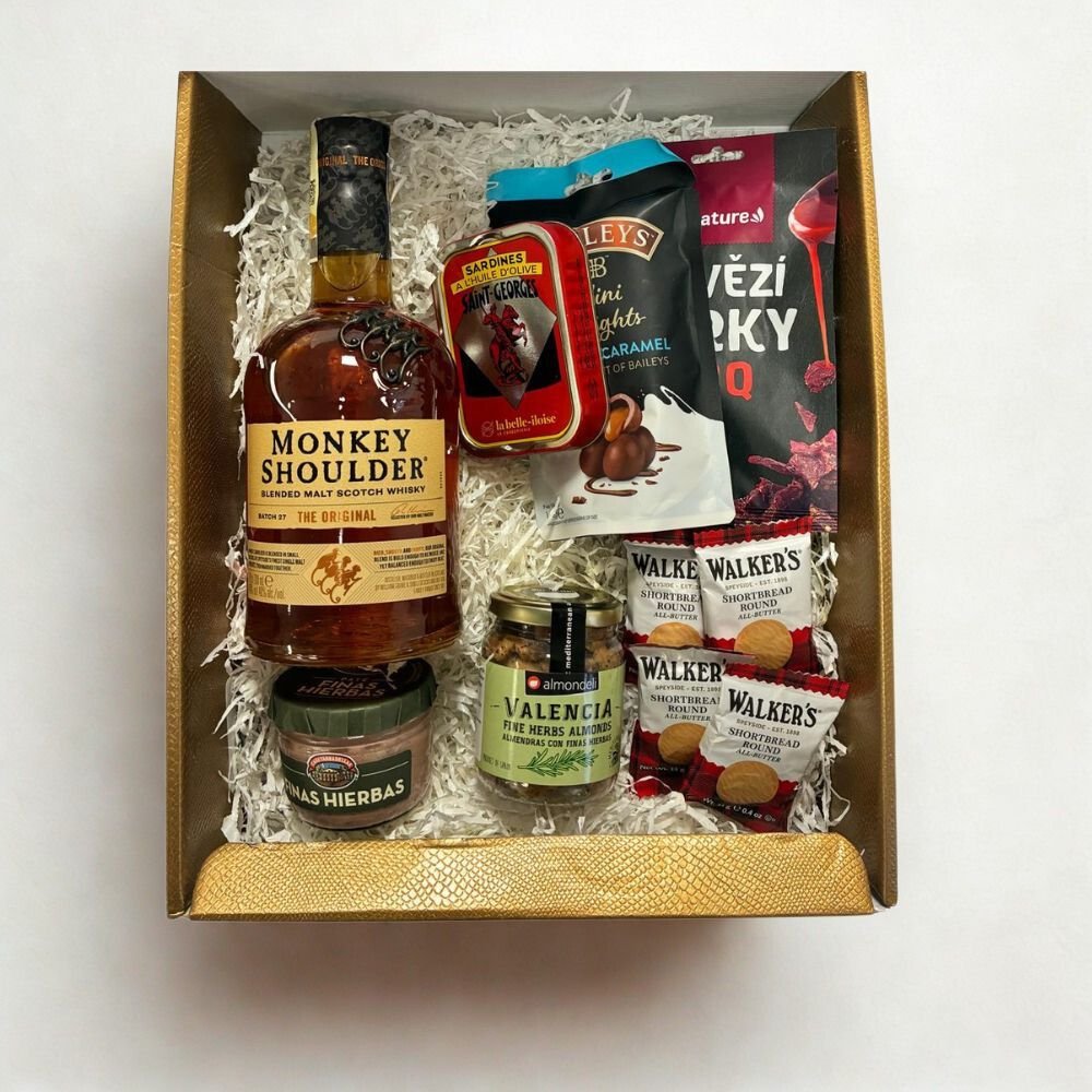 Dárková krabice s Alkoholem - Monkey Shoulder 0
