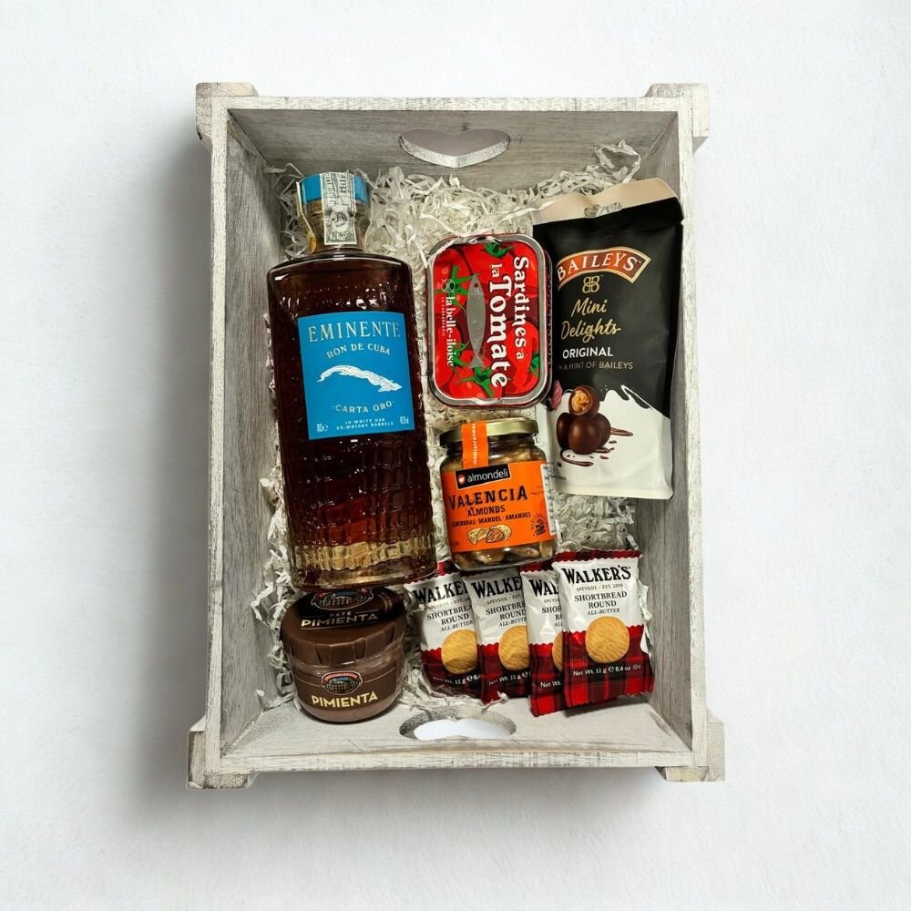 Dárkový Dřevěný Podnos s Alkoholem - Eminente Carta Oro 0