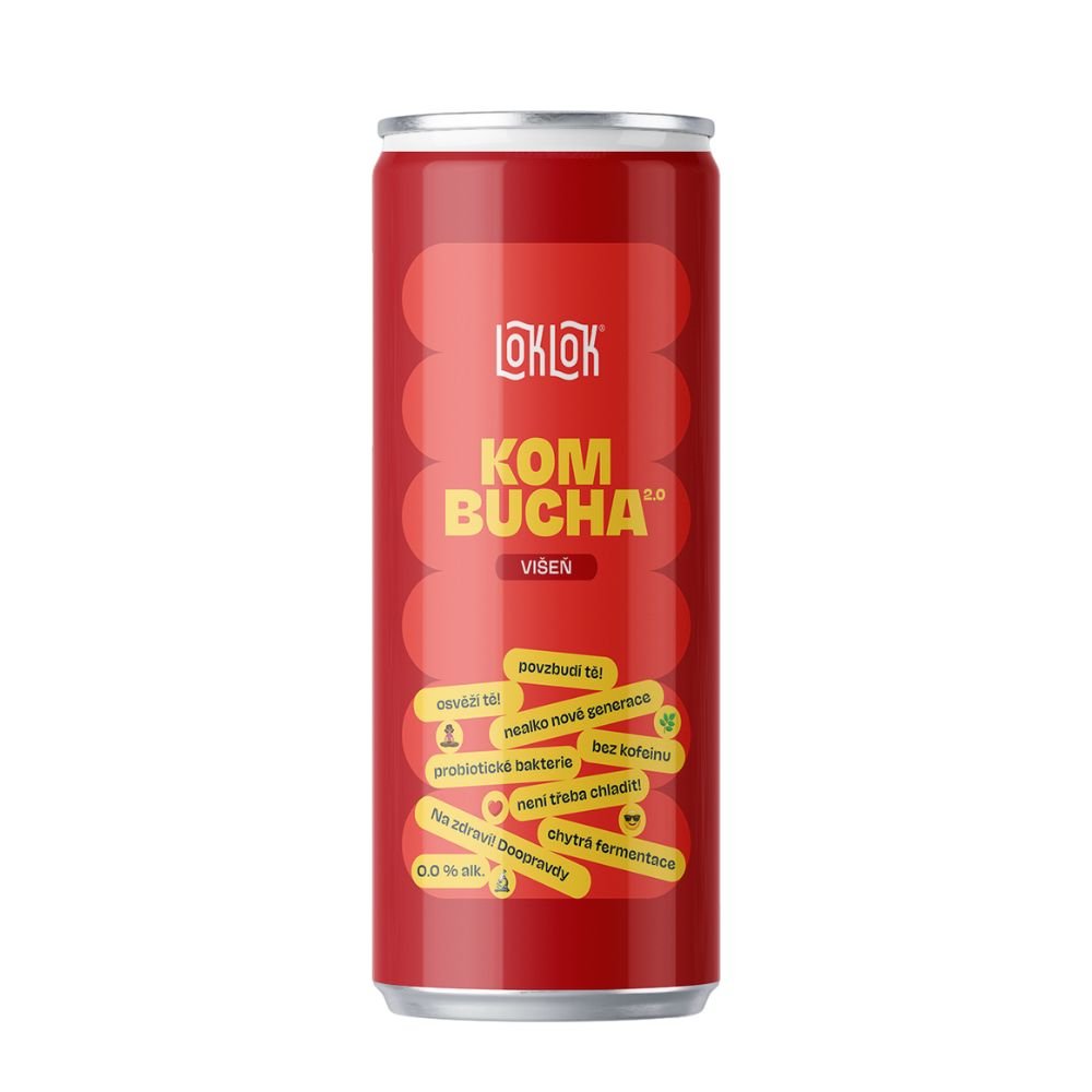 Loklok Kombucha Višeň 0